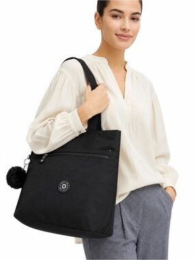 Kipling Anris Black Tote Bag